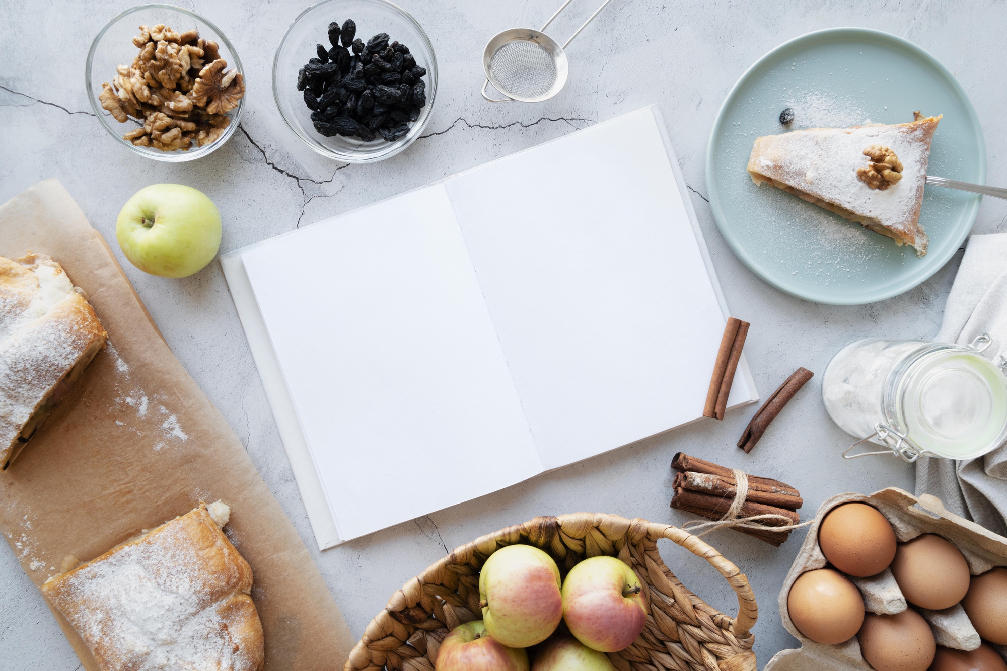 Stack of recipe booklets and cards
